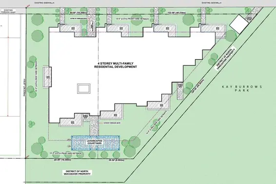 Site Plan - 1149 and 1155 Lynn Valley Road  