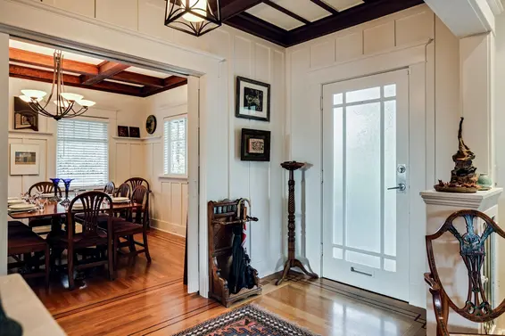 Cross hall dining room  