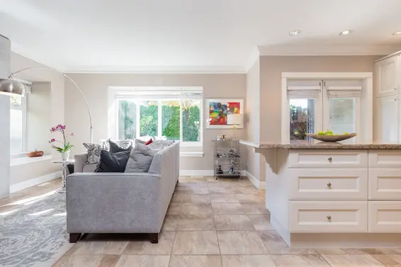 Living Room/Kitchen - 341 West 14th Street, North Vancouver  