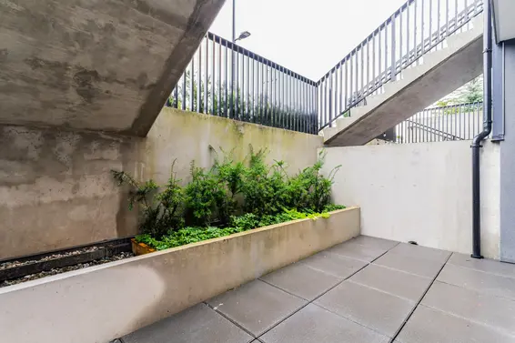 Rear Patio - 107 649 East 3rd Street  