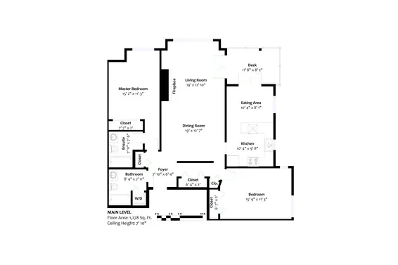 Floorplan  - 201 3383 Capilano Crescent, North Vancouver  