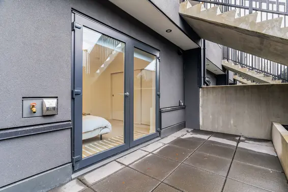Rear Patio - 107 649 East 3rd Street  