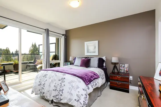 Master Bedroom - 415 1330 Marine Drive  