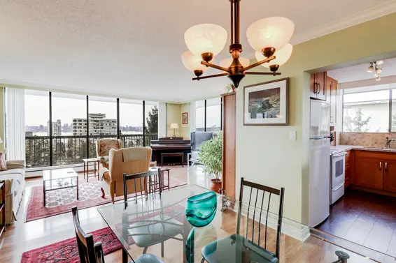 Dining Room - 703-114 W Keith Road, North Vancouver  