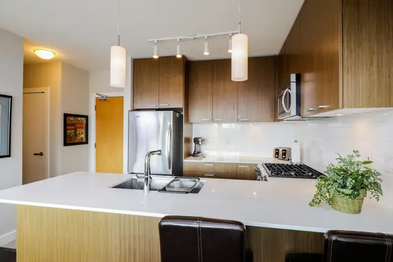 Kitchen 415 1330 Marine Drive  
