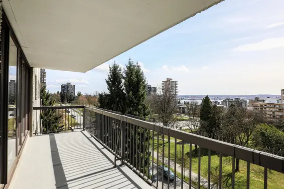Balcony - 703-114 W Keith Road, North Vancouver  