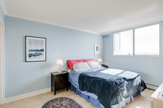 Master Bedroom - 703-114 W Keith Road, North Vancouver  
