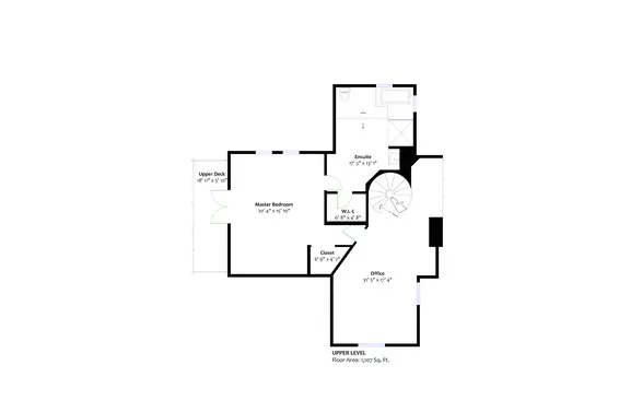 Upper floor plan - 440 Upper Bayview Road, Lions Bay  