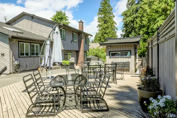 Patio - 2400 Weymouth Place, North Vancouver  