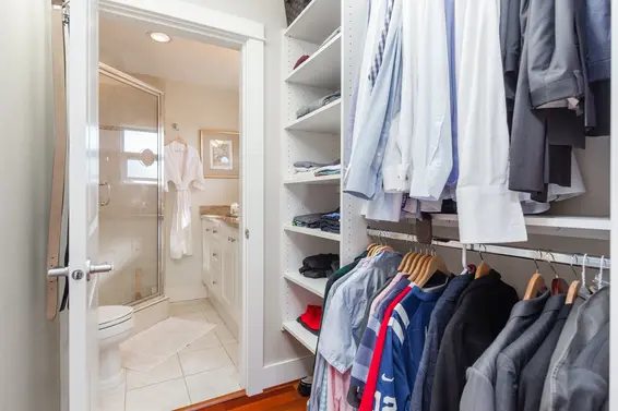 Master Bedroom Closet - 341 West 14th Street, North Vancouver  