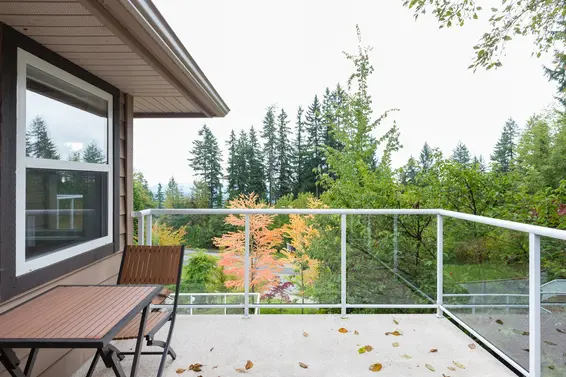 Master Bedroom Balcony - 998 Dempsey Road, North Vancouver  