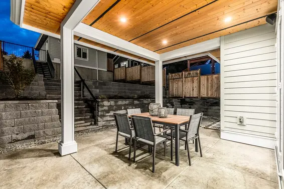 Covered Patio - 2698 Violet Street, North Vancouver  