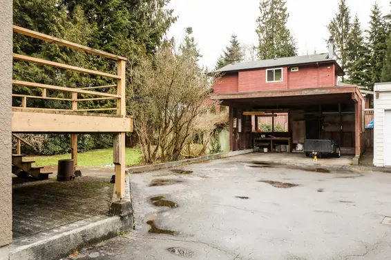 Side Driveway to Double Carport  
