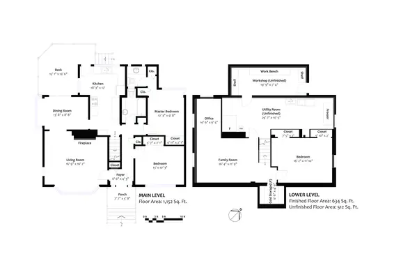 Floor Plan - 1136 W 22nd Street, North Vancouver  