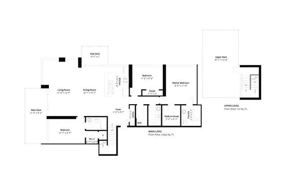 Floorplan. Grab the PDF from the Downloads Tab. | 2303-188 East Esplanade  