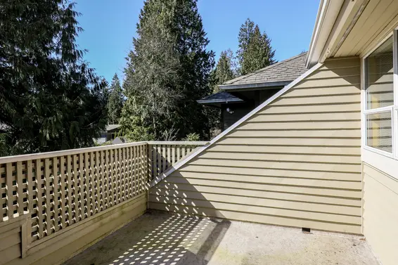 Balcony off master - 1101 Clements Avenue, North Vancouver  