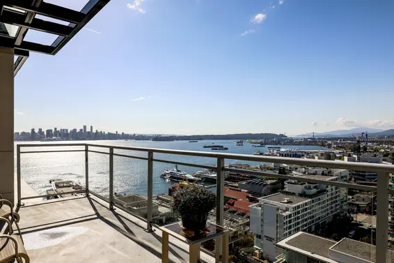 Balcony | 2303-188 East Esplanade, North Vancouver  