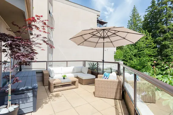 Patio - 506-1500 Ostler Court, North Vancouver  