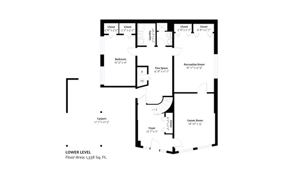 Lower floor plan - 4775 Tourney Road, North Vancouver  