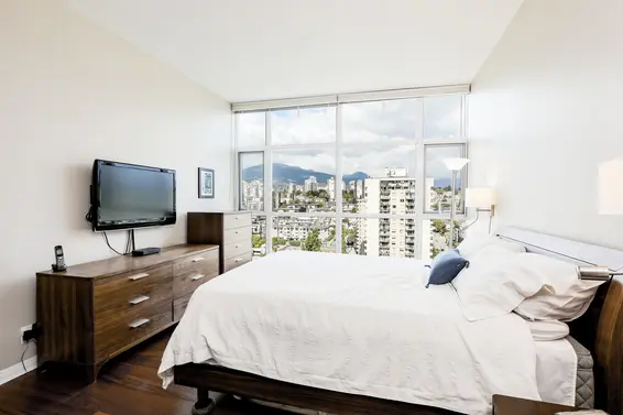 Master Bedroom | 2303-188 East Esplanade, North Vancouver  