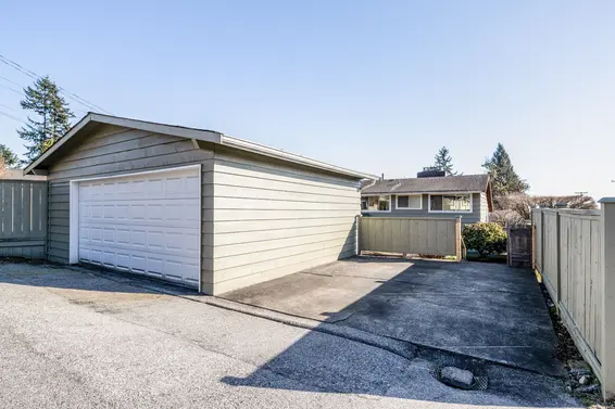 parking pad and garage  - 502 East 18th Street, North Vancouver  