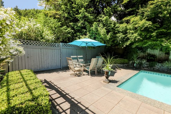 Pool Patio - 1322 Mill Street, North Vancouver