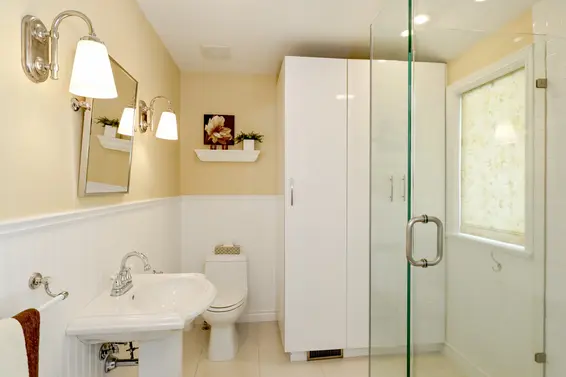 Bathroom w/ Laundry  - 1322 Mill Street, North Vancouver  