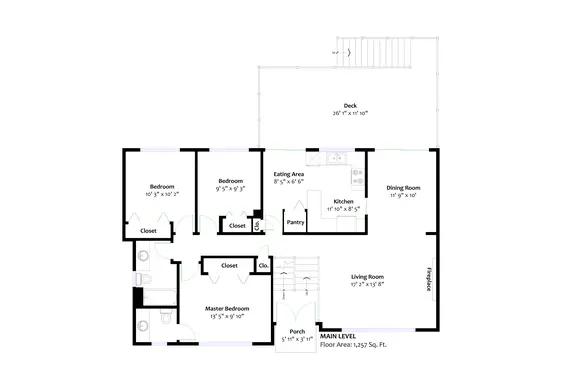 Main Floor Plan - 4353 Ruth Crescent  