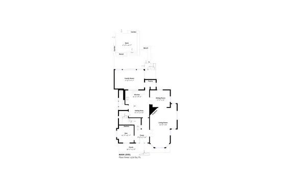 Main floor plan - 3096 Fromme Road, North Vancouver  