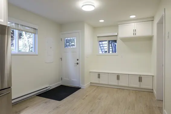 Suite Eating Area w/ built-ins  