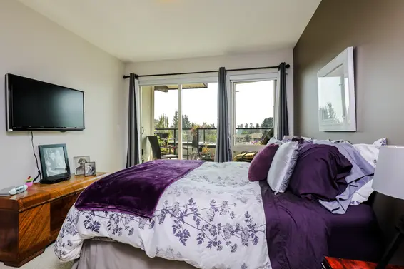 Master Bedroom - 415 1330 Marine Drive  