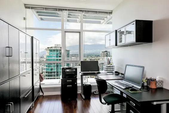 Bedroom | 2303-188 East Esplanade, North Vancouver  
