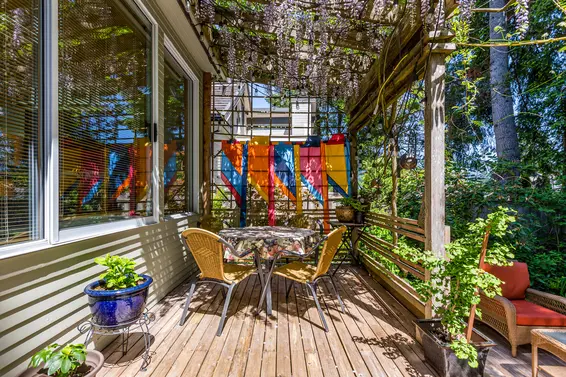Back deck - 3096 Fromme Road, North Vancouver  