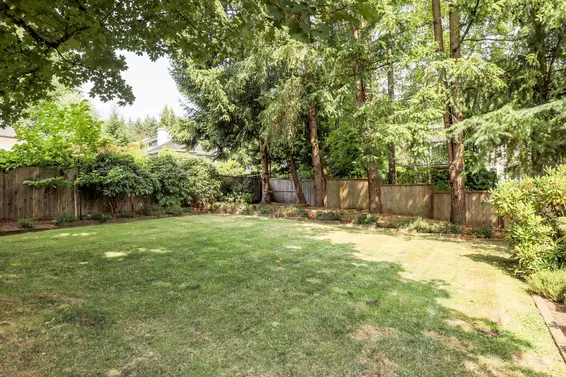 Backyard - 4008 Deane Place, North Vancouver  