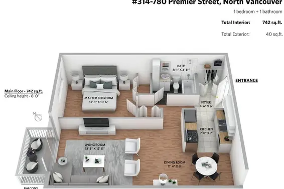 314 780 Premier Street, North Vancouver