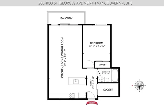 206 1033 St. Georges Avenue, North Vancouver For Sale - image 17