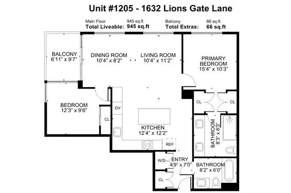 1205 1632 Lions Gate Lane, North Vancouver For Sale - image 30