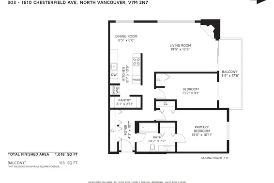 303 1610 Chesterfield Avenue, North Vancouver For Sale - image 25