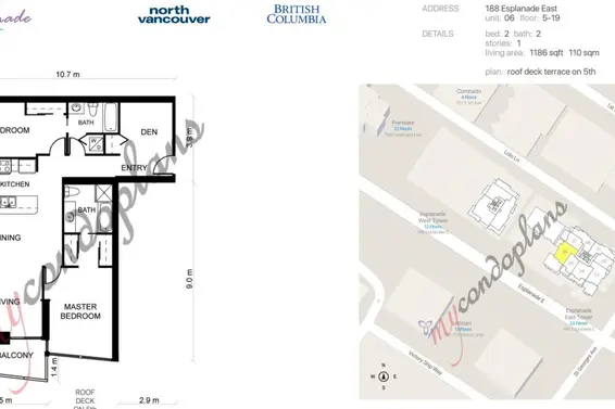 1206 188 East Esplanade, North Vancouver For Sale - image 2