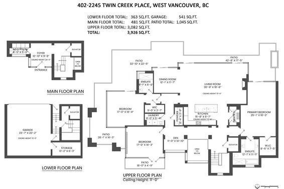 PH2 2245 Twin Creek Place, West Vancouver For Sale - image 33