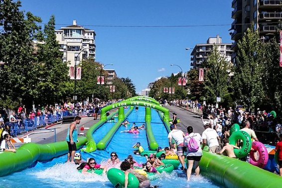 Slide the City extended to a 2 day event for 2016