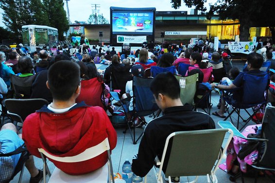 Family Movie Nights in the City Plaza