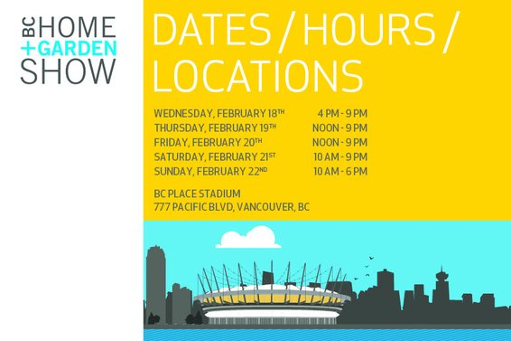 BC Home + Garden Show | Feb 18-22