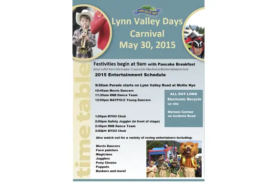 Lynn Valley Days | May 30th, 2015