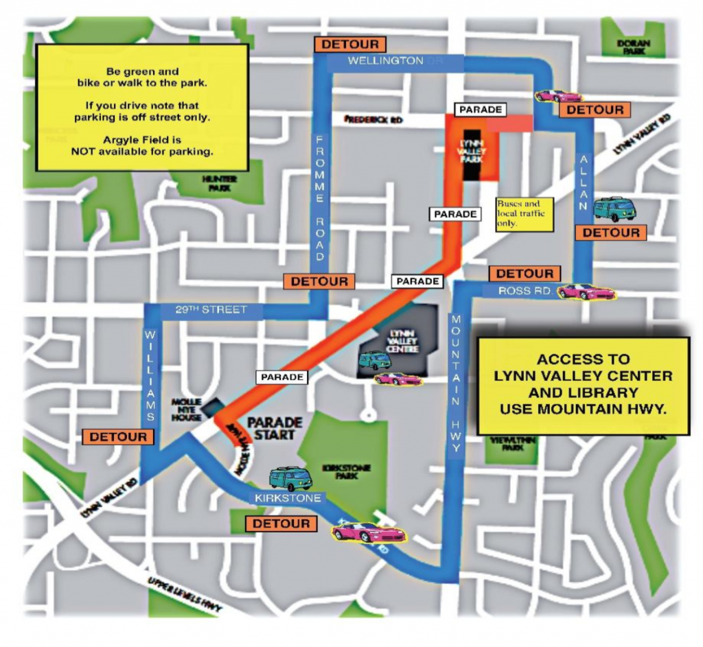 Lynn valley days parade route